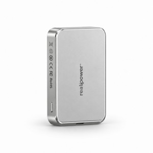 RealPower R Mag Air Pro 20W PD 10000 MAh Magsafe Powerbank (Natural) NT-116672