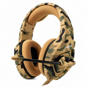 Onukıma K1-B Kulak Üstü Kulak Üstü Kulaklık (Kamuflaj) NT-119001
