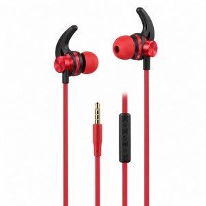 Helt HT-112 Sport 3.5 mm Jack Kulak İçi Kulaklık (Kırmızı) VR-4553