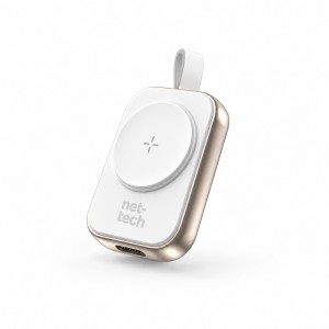 Nettech NT-WCH07 Watch Saat Taşınabilir Kablosuz Wireless Şarj (Beyaz) NT-WCH07