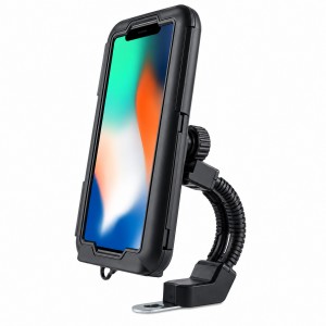 Teknonet PSD-MT5 Bisiklet-Motosiklet 360 Dönerli Telefon Tutucu (Siyah) NT-111759