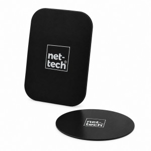Nettech NT-MP02 Çiftli Araç içi Metal Plaka (Siyah) NT-97082