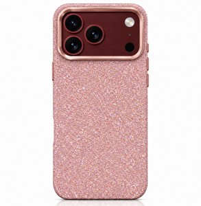 Nettech Apple iPhone 17 Pro Max Uyumlu NT-N130 Taşlı Seri Arka Koruma Kılıf (Pembe) NT-118543