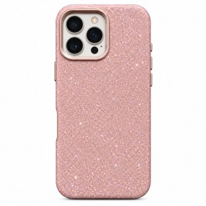 Nettech Apple iPhone 16 Pro Uyumlu NT-N130 Taşlı Seri Arka Koruma Kılıf (Pembe) NT-118523