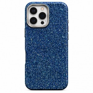 Nettech Apple iPhone 16 Pro Uyumlu NT-N130 Taşlı Seri Arka Koruma Kılıf (Mavi) NT-118521