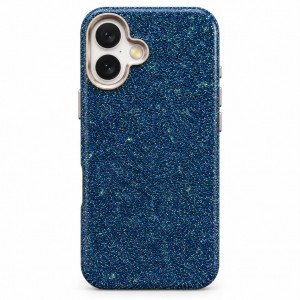 Nettech Apple iPhone 16 Uyumlu NT-N130 Taşlı Seri Arka Koruma Kılıf (Mavi) NT-118516