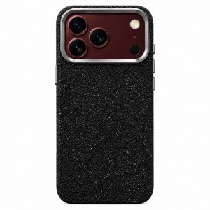 Nettech Apple iPhone 17 Pro Uyumlu NT-N130 Taşlı Seri Arka Koruma Kılıf (Siyah) NT-118537
