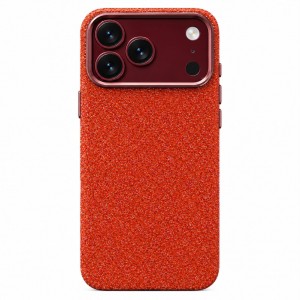 Nettech Apple iPhone 17 Pro Max Uyumlu NT-N130 Taşlı Seri Arka Koruma Kılıf (Turuncu) NT-118544