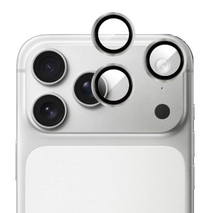 Epro Apple iPhone 18 Pro Max Uyumlu Safir Lens Kamera Cam Koruyucu (Gri) NT-120828