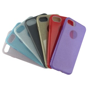 Nettech Apple iPhone 8 Uyumlu Simli Arka Koruma Kılıf (Çeşitli Renk) VR-6292