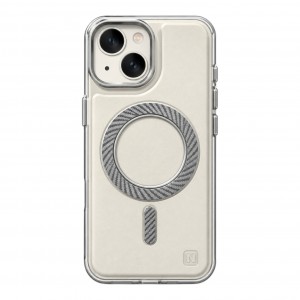 Nettech Apple iPhone 15 Uyumlu NT-N120 Deri Arka Koruma Kılıf (Beyaz) NT-117566