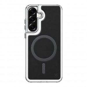 Nettech Samsung Galaxy S25 FE Uyumlu NT-N120 Deri Arka Koruma Kılıf (Siyah) NT-117588