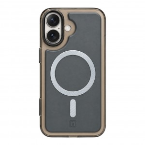 Nettech Apple iPhone 16 Uyumlu NT-N120 Deri Arka Koruma Kılıf (Gri) NT-117563