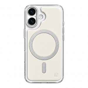 Nettech Apple iPhone 17 Uyumlu NT-N120 Deri Arka Koruma Kılıf (Beyaz) NT-117548