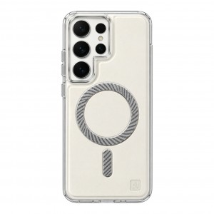 Nettech Samsung Galaxy S25 Ultra Uyumlu NT-N120 Deri Arka Koruma Kılıf (Beyaz) NT-117583