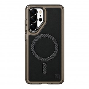 Nettech Samsung Galaxy S26 Ultra Uyumlu NT-N120 Deri Arka Koruma Kılıf (Siyah) NT-117576