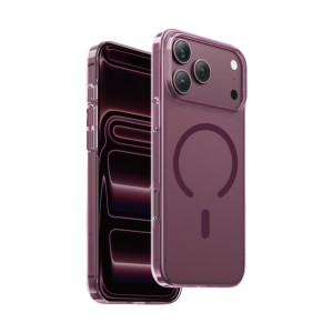 KeepHone Apple iPhone 18 Pro Uyumlu Magsafe Arka Koruma Kılıf (Bordo) NT-120886