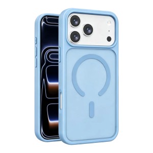 Nettech Apple iPhone 18 Pro Max Uyumlu Magsafe Arka Koruma Kılıf (Mavi) NT-120864