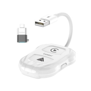Earldom CP01 Araç içi Kablosuz CarPlay Adaptör (Beyaz) NT-120860