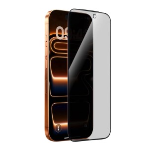 HDD Apple iPhone 18 Pro Max Uyumlu Hayalet Full Cam Koruyucu (Siyah) NT-120851