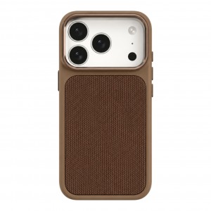Nettech Apple iPhone 17 Pro Uyumlu NT-N121 Deri Arka Koruma Kılıf (Kahverengi) NT-117598