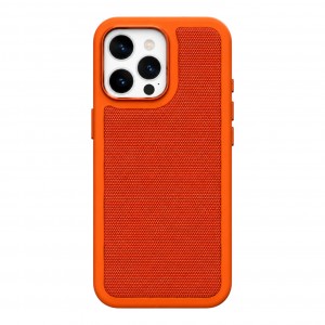 Nettech Apple iPhone 16 Pro Uyumlu NT-N121 Deri Arka Koruma Kılıf (Kozmik Turuncu) NT-117615