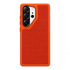 Nettech Samsung Galaxy S26 Ultra Uyumlu NT-N121 Deri Arka Koruma Kılıf (Kozmik Turuncu) NT-117644