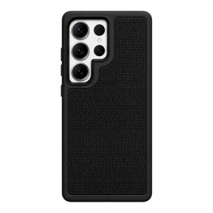 Nettech Samsung Galaxy S23 Ultra Uyumlu NT-N121 Deri Arka Koruma Kılıf (Siyah) NT-117660