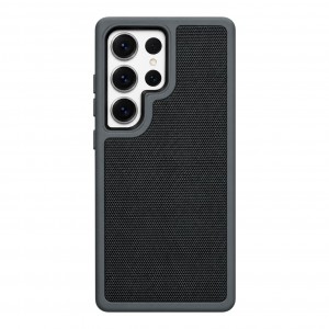 Nettech Samsung Galaxy S23 Ultra Uyumlu NT-N121 Deri Arka Koruma Kılıf (Gri) NT-117662