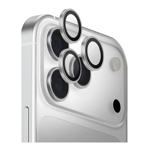 Nettech Apple iPhone 18 Pro Max Uyumlu Damla Model 3in Kamera Cam Koruyucu (Gümüş) NT-121365