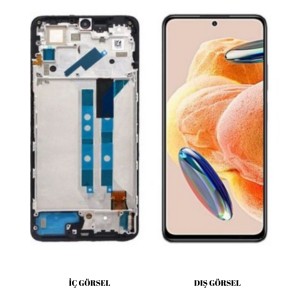 Teknonet Xiaomi Redmi Note 12 Pro 5G Uyumlu Org Lcd+Dokunmatik+Çıtalı (Siyah) NT-111640