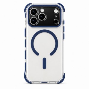 Nettech Apple iPhone 17 Pro Max Uyumlu NT-N109 Şeffaf Seri Arka Koruma Kılıf (Mavi) NT-119733