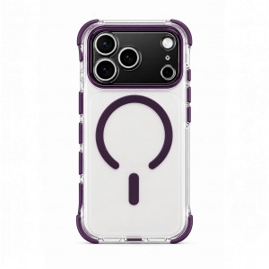 Nettech Apple iPhone 17 Pro Max Uyumlu NT-N109 Şeffaf Seri Arka Koruma Kılıf (Kırmızı) NT-119731