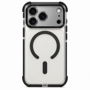 Nettech Apple iPhone 17 Pro Max Uyumlu NT-N109 Şeffaf Seri Arka Koruma Kılıf (Siyah) NT-119730