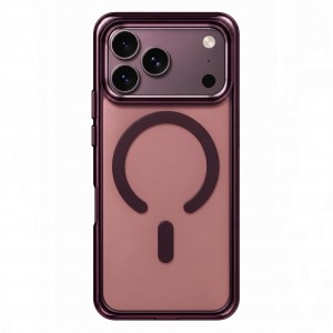 Nettech Apple iPhone 17 Pro Uyumlu NT-N144 Magsafe Arka Koruma Kılıf (Kırmızı) NT-119719