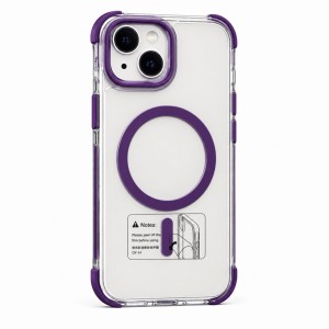 Nettech Apple iPhone 15 Uyumlu NT-N109 Şeffaf Seri Arka Koruma Kılıf (Kırmızı) NT-119745