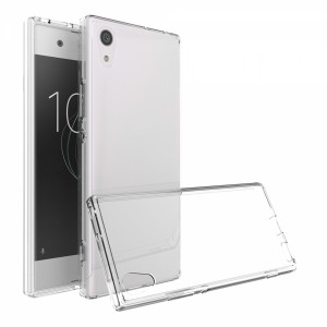 Nettech Sony Xperia Xa1 Uyumlu Şeffaf Seri Arka Koruma Kılıf (Şeffaf) VR-6327