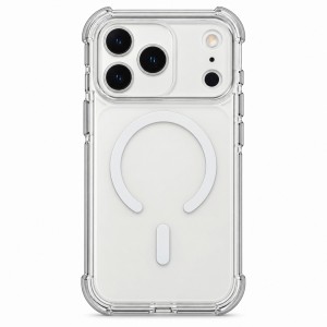 Nettech Apple iPhone 17 Pro Max Uyumlu NT-N096 Şeffaf Seri Arka Koruma Kılıf (Beyaz) NT-114999