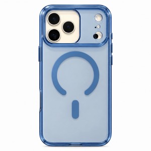 Nettech Apple iPhone 17 Pro Max Uyumlu NT-N096 Şeffaf Seri Arka Koruma Kılıf (Açık Mavi) NT-119662