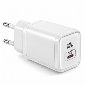 Nettech NT-HCH11 20W PD 3000 mAh Şarj Aleti (Siyah) NT-HCH11
