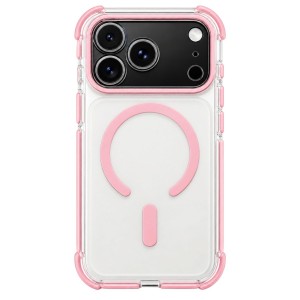 Nettech Apple iPhone 17 Pro Uyumlu NT-N109 Şeffaf Seri Arka Koruma Kılıf (Pembe) NT-117180