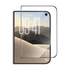 Nettech Apple iPhone Fold Duo Uyumlu 5D Glas Full Cam Koruyucu (Şeffaf) NT-119402