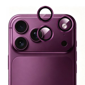 Nettech Apple iPhone 18 Pro Uyumlu Safir Lens Kamera Cam Koruyucu (Mor) NT-120492