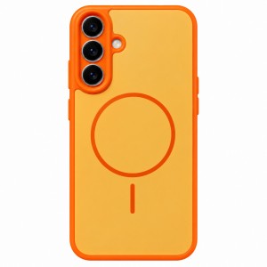 Nettech Samsung Galaxy A17 Uyumlu Moon Seri Arka Koruma Kılıf (Turuncu) NT-121498