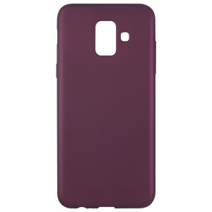 Nettech Samsung Galaxy A600 A6 2018 Uyumlu Suide Arka Koruma Kılıf (Mürdüm) VR-6415
