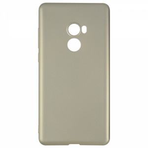 Nettech Xiaomi Mi Mix 2 Uyumlu Suide Arka Koruma Kılıf (Gold) VR-6083