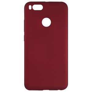 Nettech Xiaomi Mi A1 Uyumlu Suide Arka Koruma Kılıf (Bordo) VR-6073
