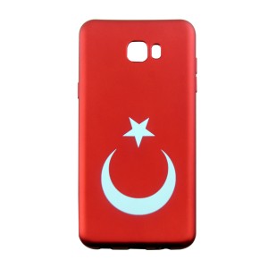Nettech Samsung Galaxy C7010 C7 Pro Uyumlu Arka Koruma Arka Koruma Kılıf (Desenli/Resimli) VR-6729