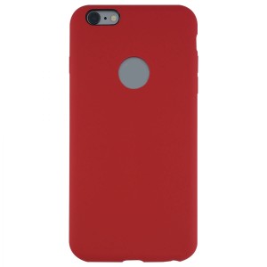 Okoz Apple iPhone 6S Plus Uyumlu Arka Koruma Arka Koruma Kılıf (Kırmızı) VR-6192