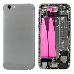 Teknonet Apple iPhone 6S Uyumlu Batarya Kapaklı Dolu Kasa (Space Gri) VR-7410